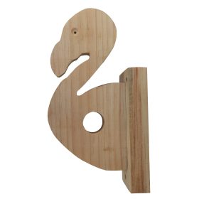 Cortinero de madera #Flamenco