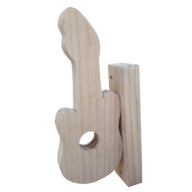 Cortinero de madera #Guitarra